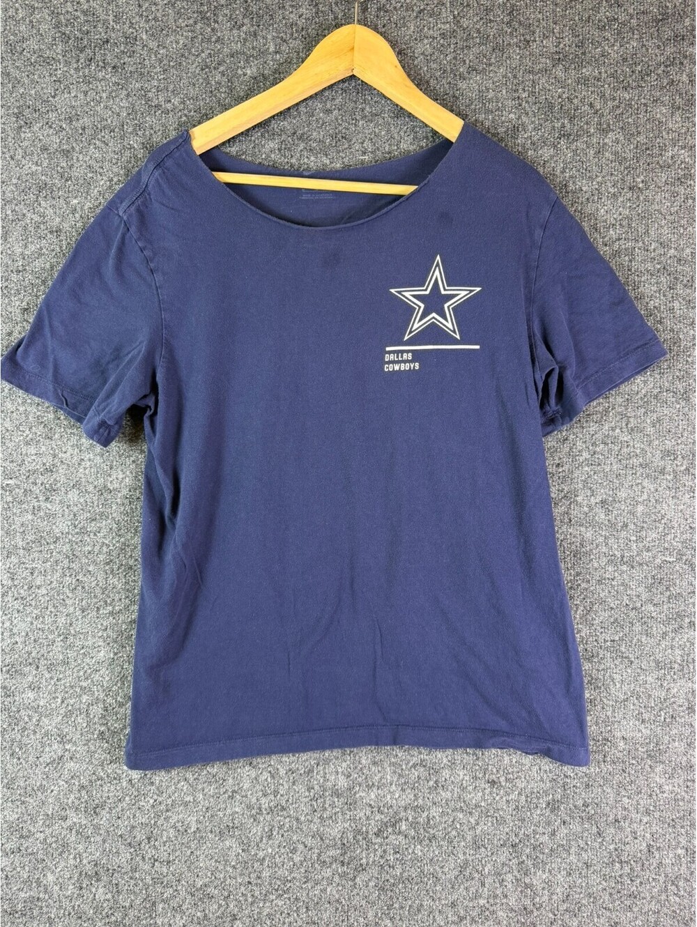 Nike Dallas Cowboys T Shirt Mens Medium Blue Short Sleeve Graphic NFL Football T